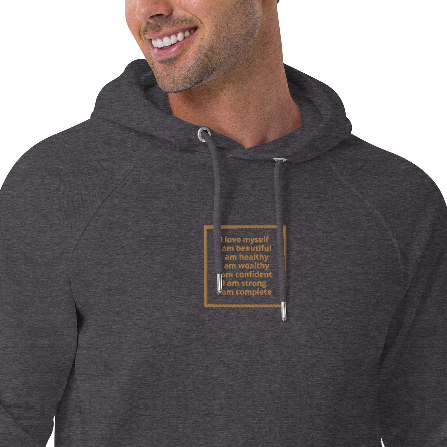 I AM Sustainable Eco Raglan Hoodie - Realm Concept Market