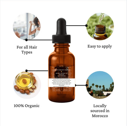 7 Layers of Heaven Serum - Nourish and Revitalize Your Hair - Organic and Natural - Realm Concept Market