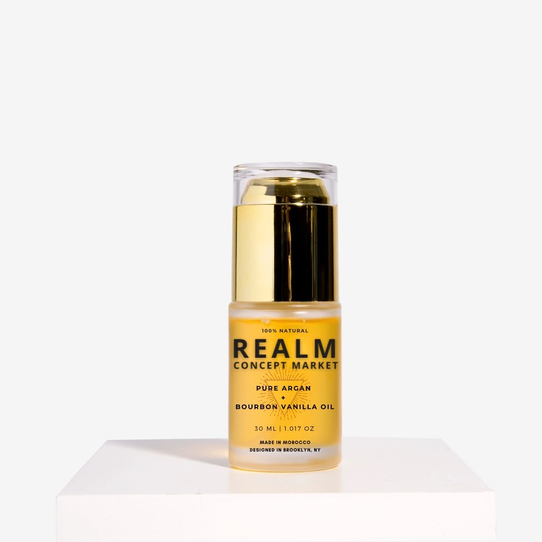 Geranium Body Butter & Bourbon Vanilla Argan Oil 30mL Bundle | Realm Concept Market - Realm Concept Market