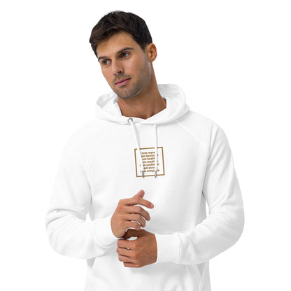 I AM Sustainable Eco Raglan Hoodie - Realm Concept Market