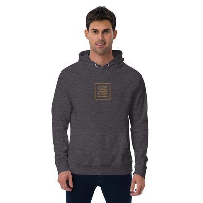 I AM Sustainable Eco Raglan Hoodie - Realm Concept Market