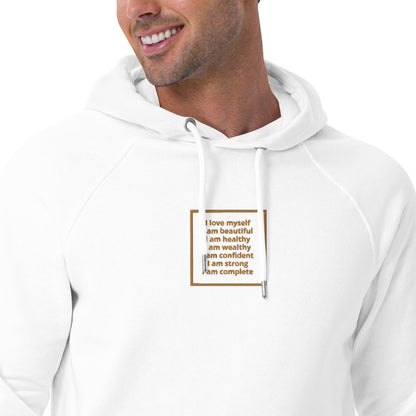 I AM Sustainable Eco Raglan Hoodie - Realm Concept Market