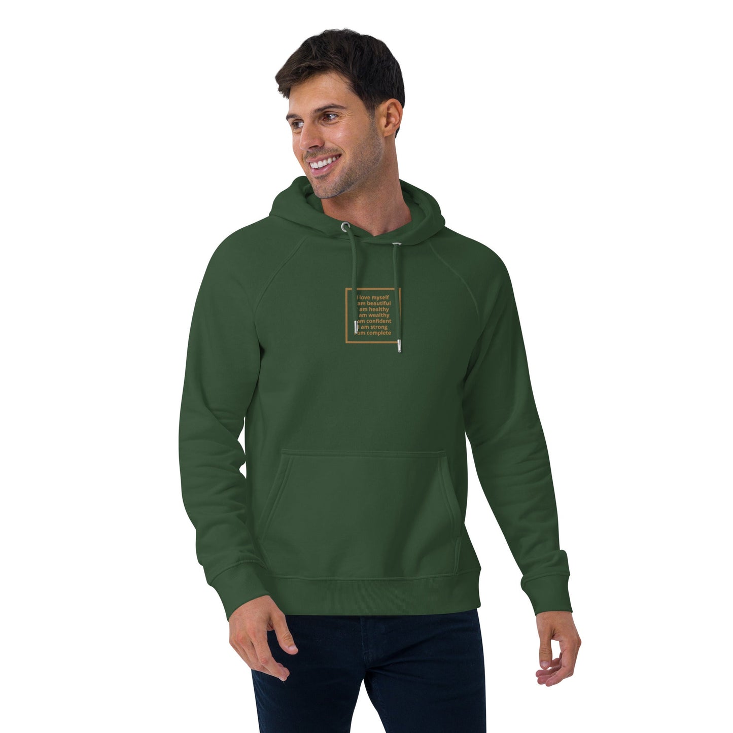 I AM Sustainable Eco Raglan Hoodie - Realm Concept Market