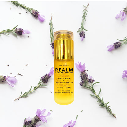 Lavender Dreams Argan Oil | Realm Concept Market - Realm Concept Market