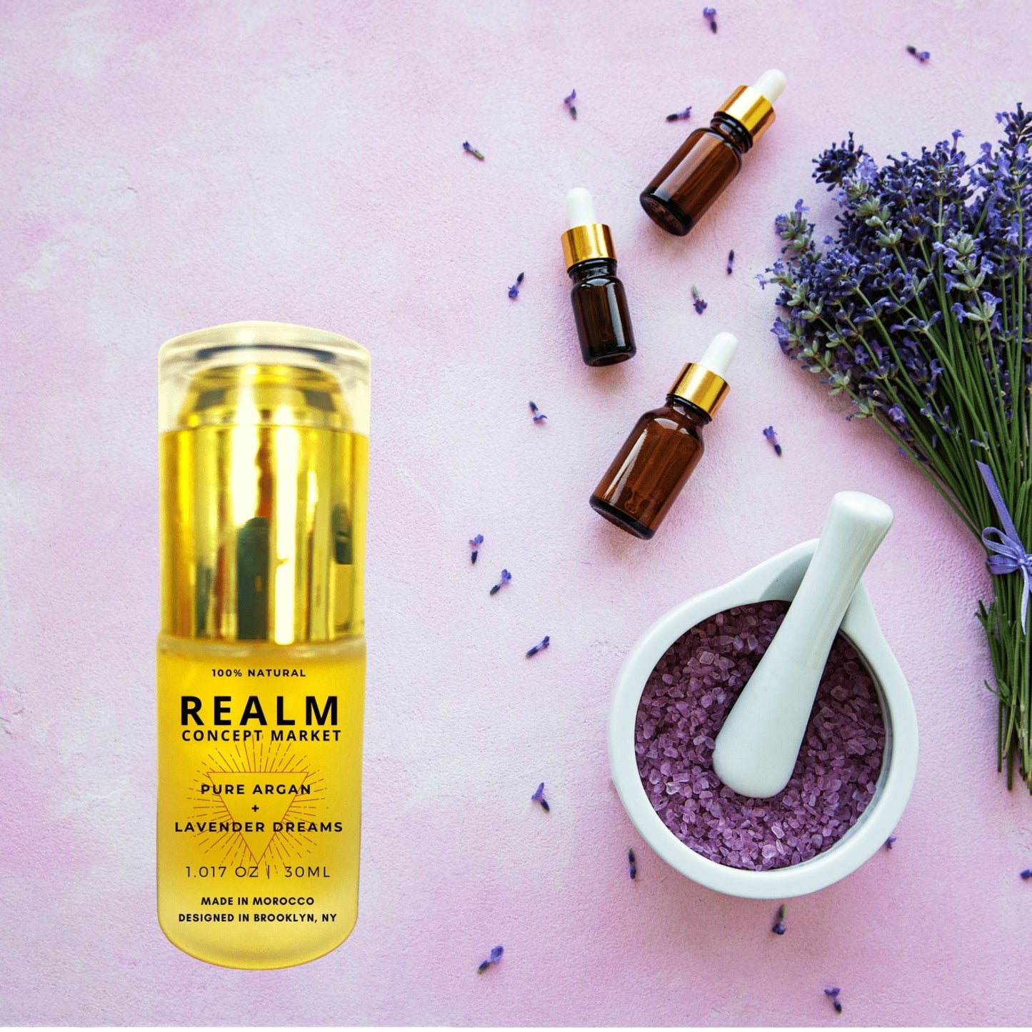 Lavender Dreams Argan Oil | Realm Concept Market - Realm Concept Market