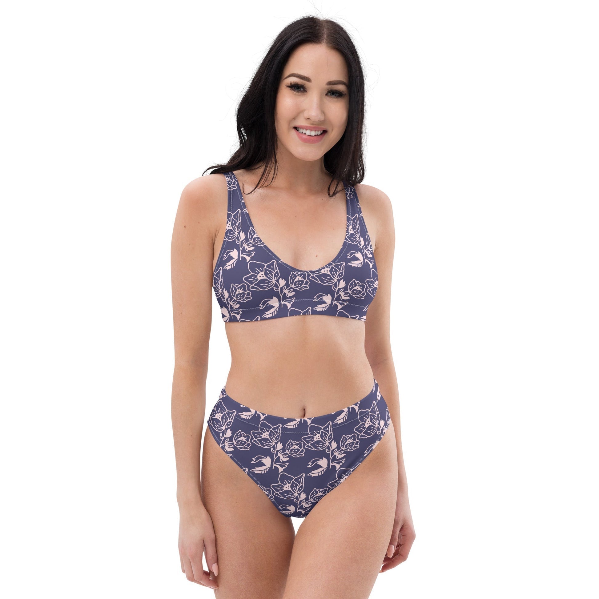 REALM | In Bloom Recycled high-waisted bikini - Realm Concept Market