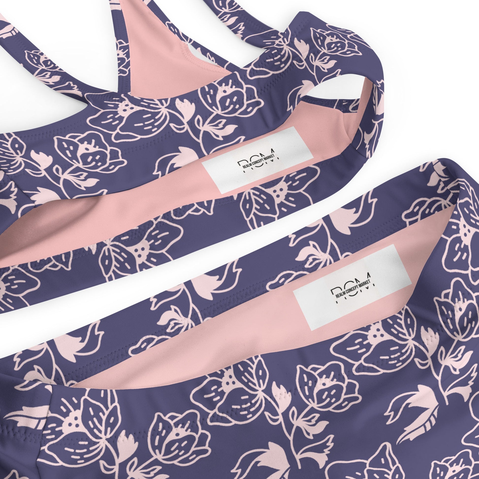 REALM | In Bloom Recycled high-waisted bikini - Realm Concept Market