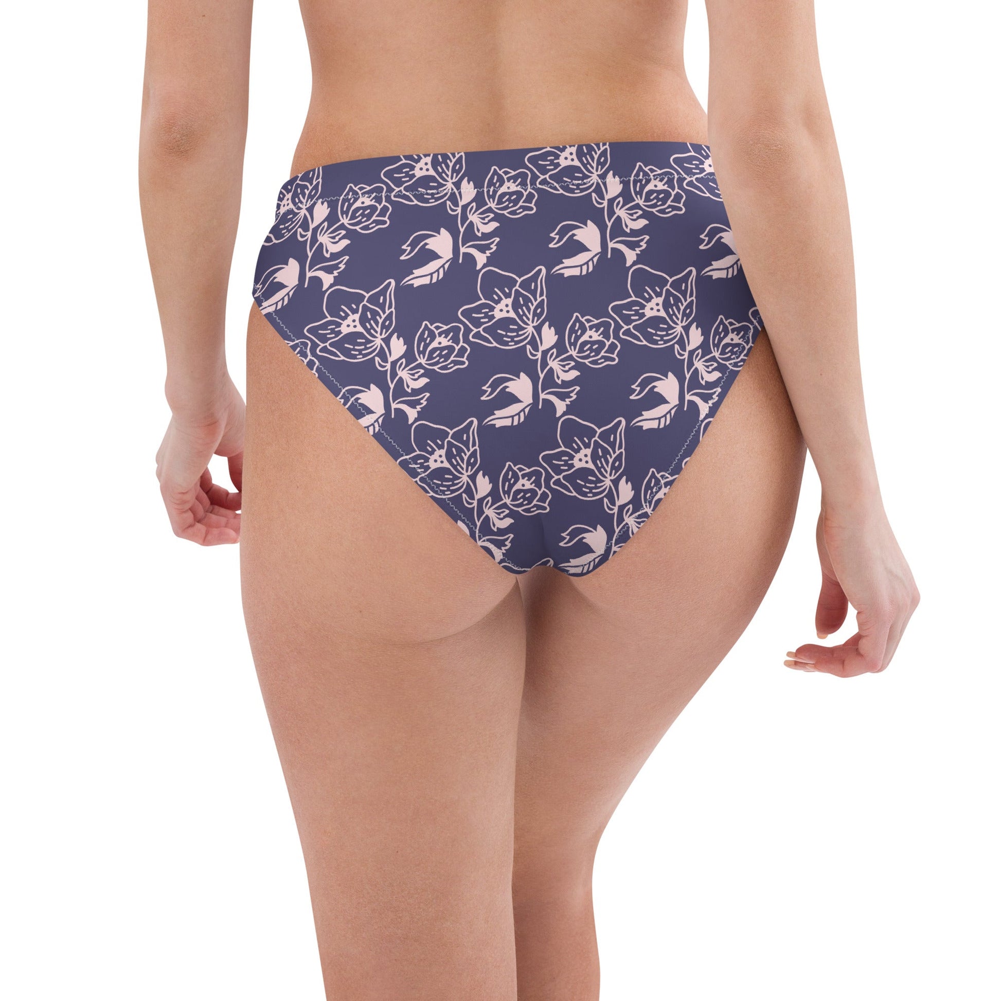 REALM | In Bloom Recycled high-waisted bikini bottom - Realm Concept Market