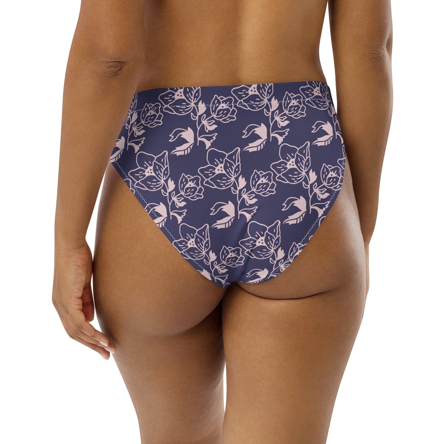 REALM | In Bloom Recycled high-waisted bikini bottom - Realm Concept Market
