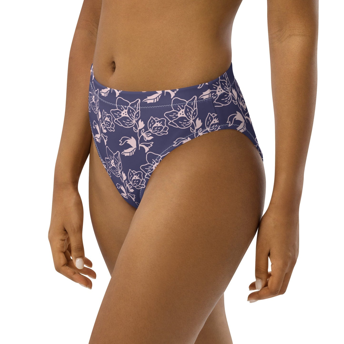 REALM | In Bloom Recycled high-waisted bikini bottom - Realm Concept Market