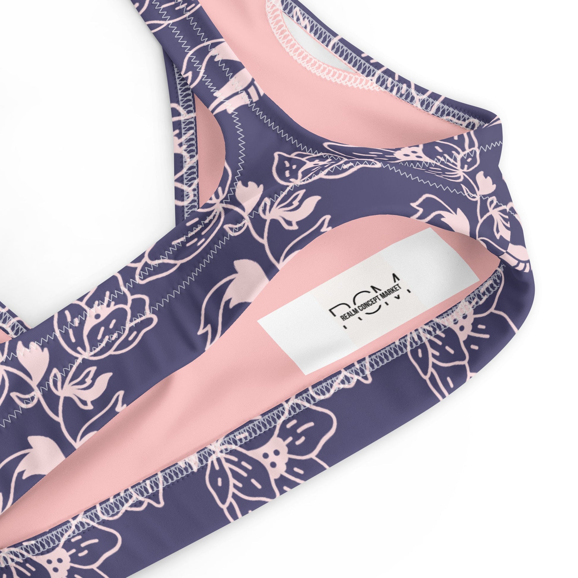 REALM | In Bloom Recycled Padded Bikini Top - Realm Concept Market