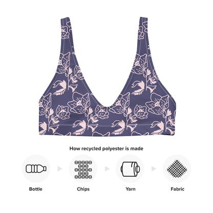 REALM | In Bloom Recycled Padded Bikini Top - Realm Concept Market