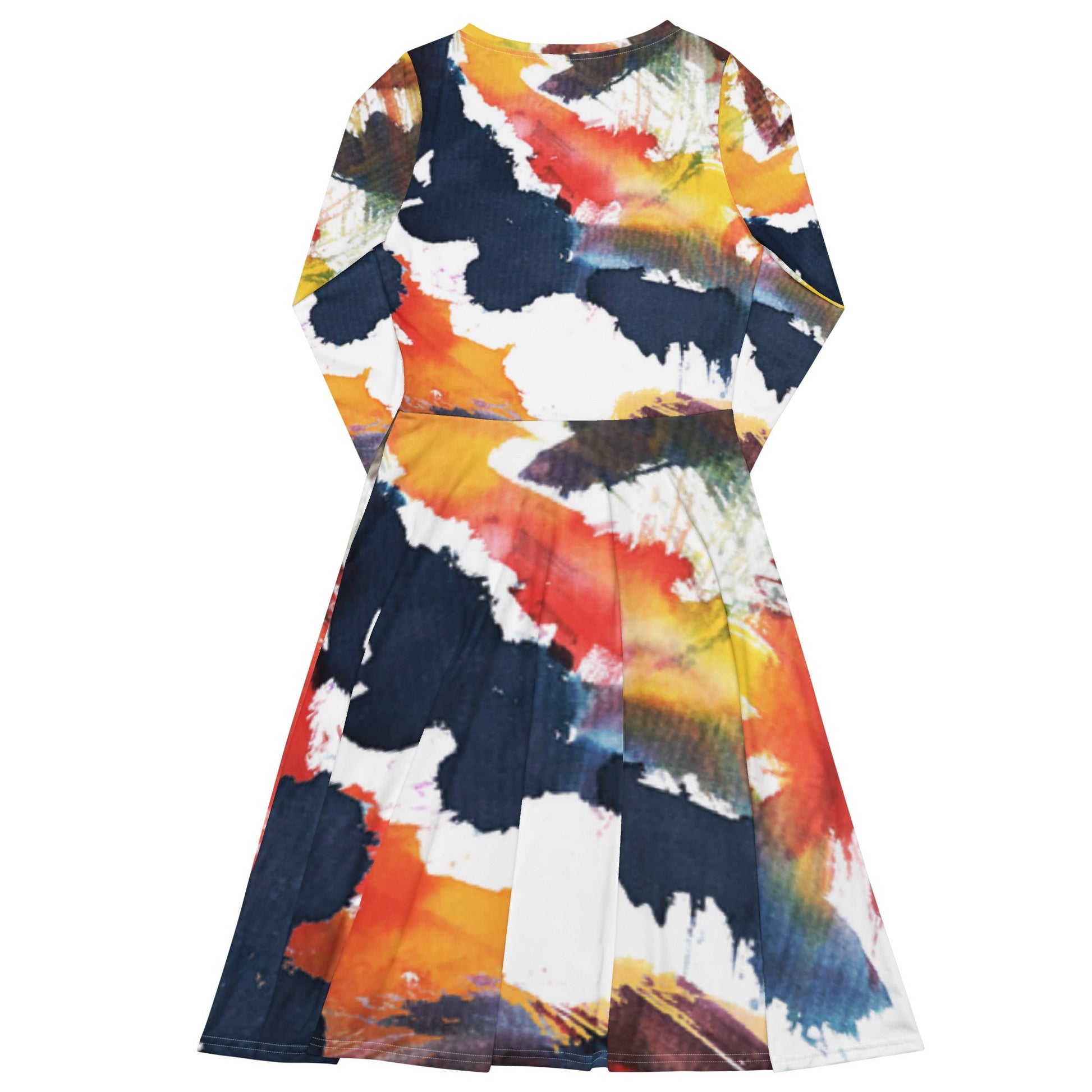 REALM | Splash Long Sleeve Midi Dress - Realm Concept Market