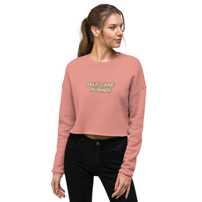 Self-Care Pusher Crop Sweatshirt | Realm Concept Market - Realm Concept Market
