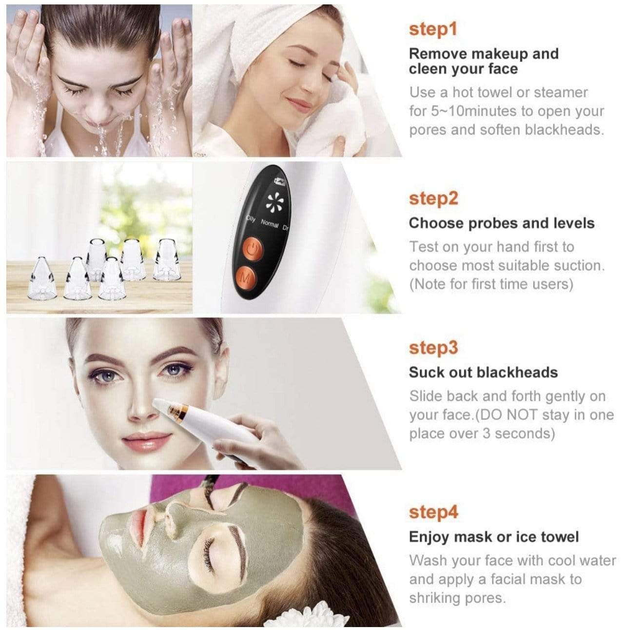 Sonic Pore Rejuvenator - Pore Blackhead Remover | Realm Concept Market - Realm Concept Market